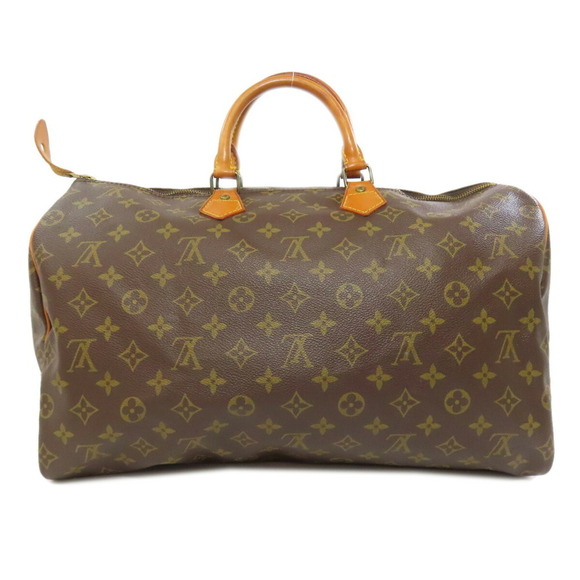 LOUIS VUITTON Brown Monogram Speedy 40 Boston Bag - Picture 2 of 11